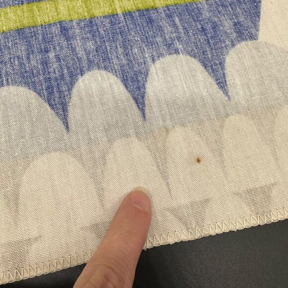 Vintage Tapestry Wall Hanging Curtain Panel Ship Flags Happy Children Retro - Picture 7 of 10